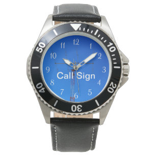 Montre Antenne de poutre et indicatif d'appel