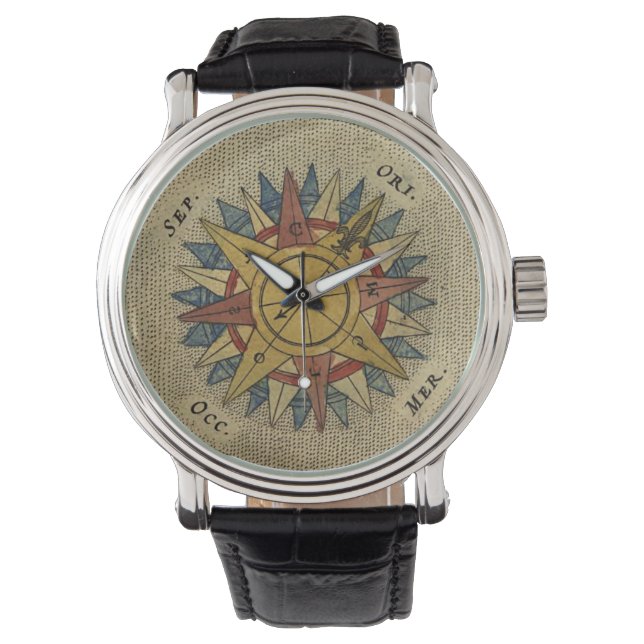 Montre Antique carte Compass Watch (devant)