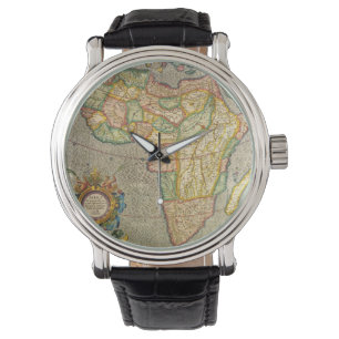 Montre Antique Vieux Monde Gerardus Mercator Carte de l'A