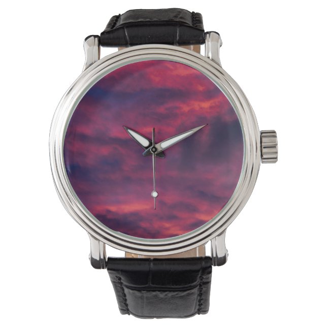 Montre août rouge (devant)