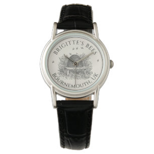 Montre Apiary Business Beekeeper Wristwatch Ivory Skep