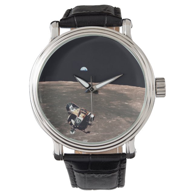 Montre Apollo 11 Earth View as the Lunar Module Eagle Lea (devant)
