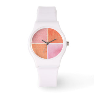 Montre aquarelle colorée