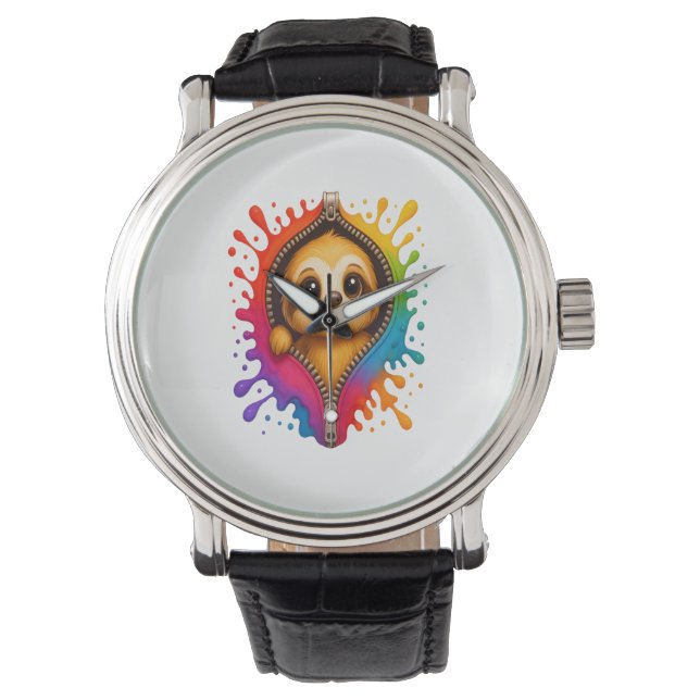 Montre Aquarelle de fentes (devant)