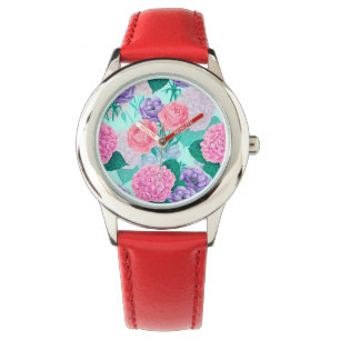 Montre Aquarelle du jardin de printemps 2
