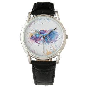 Montre - Aquarelle série : Betta Fish