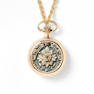 Montre Aquarelles botaniques vintages Pois doux W