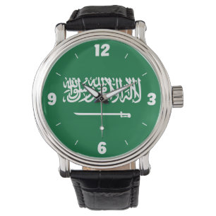 Montre Arabie Saoudite Nationale Drapeau Patriotique