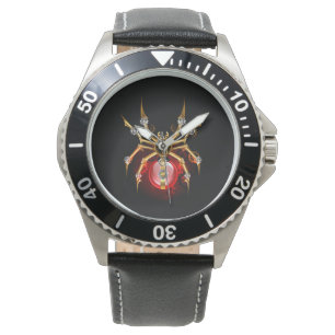 Montre Araignée en vapeur noire