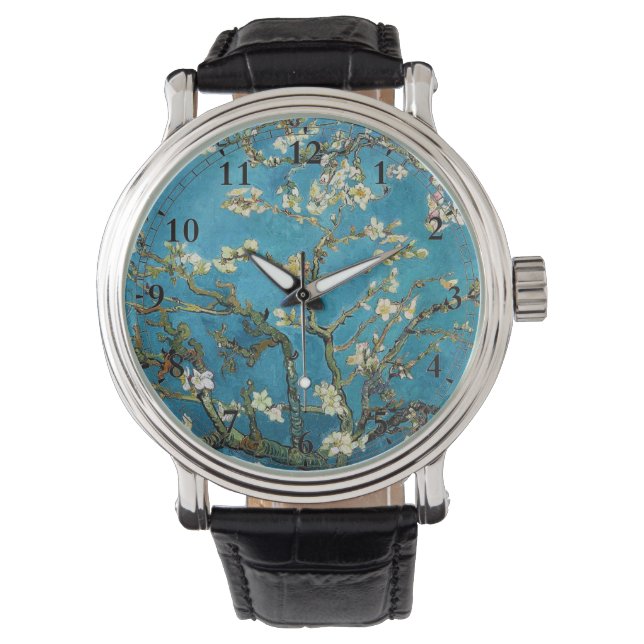 Montre Arbre aux amandes en fleurs par Vincent van Gogh. (devant)