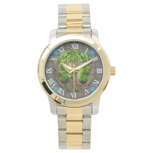 Montre Arbre Celtique De La Vie Clan Hannah (devant)