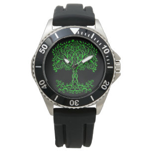 Montre Arbre Celtique Vert De Vie