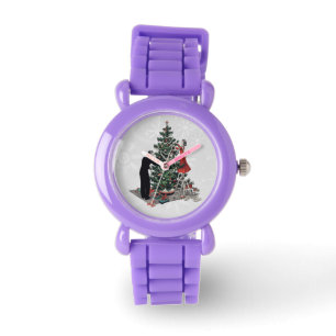 Montre Arbre de Noël rétro