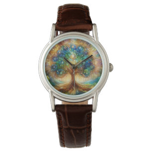 Montre Arbre de vie lumineux