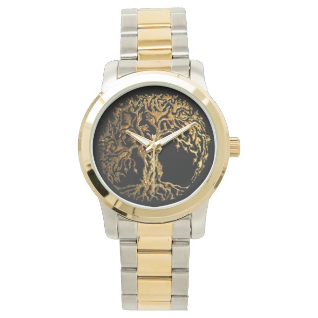 Montre Arbre de vie Mehndi (henné) (devant)