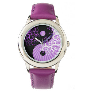 Montre Arbre floral chic moderne de Yin-Yang Sunbeam