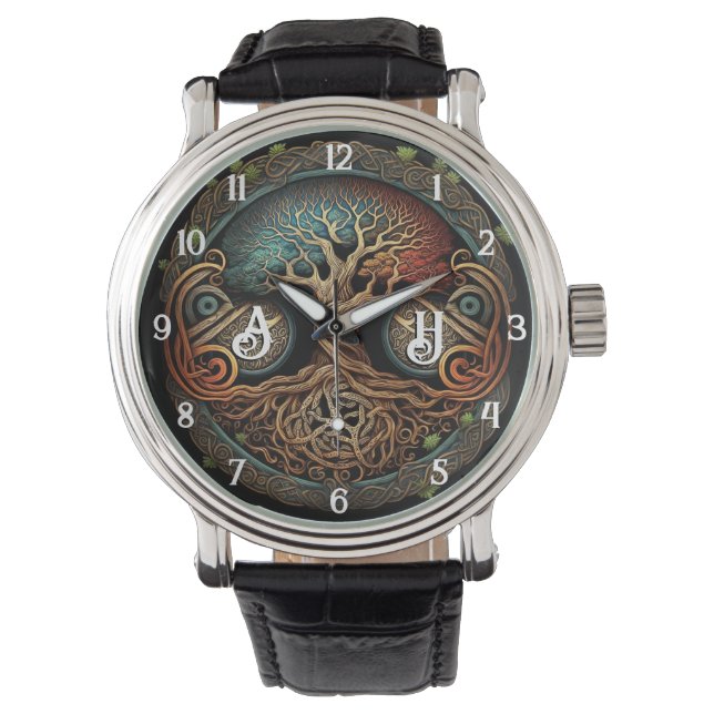 Montre Arbre viking de Yggdrasil (devant)