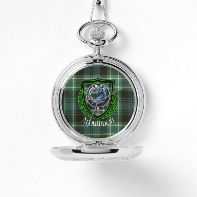 Montre Arbuthnott Scottish Clan Tartan et Crest (Recto)
