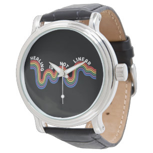 Montre Arc-en-ciel de sensibilisation à la santé mentale 