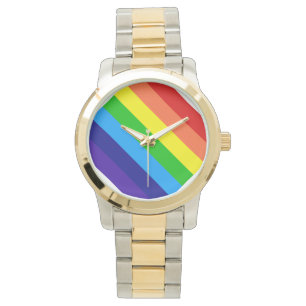 Montre Arc-en-ciel linéaire
