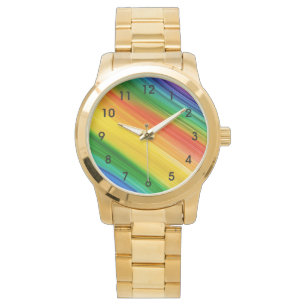 Montre Arc-en-ciel vibrant de couleurs