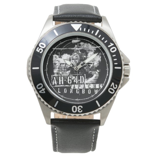 Montre Arc long Apache AH-64D (devant)