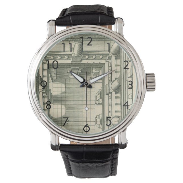 Montre Architecture vintage, Atrium Courtyard Perspective (devant)