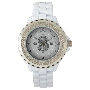 Montre argent - Noir & Blanc