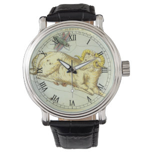 Montre Aries Ram, Constellation Vintage, Miroir d'Uranie