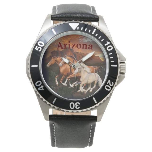 Montre Arizona Chevaux sauvages (devant)