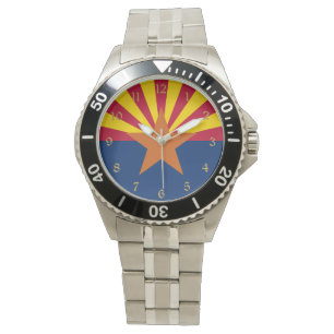 Montre Arizona Drapeau : Réglage de Star Sun, État du cui