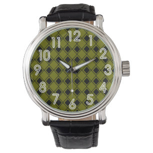 Montre Arlequin vert
