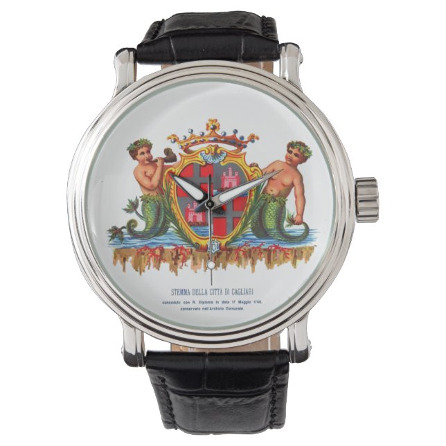 Montre Armoiries de Cagliari, Sardaigne (devant)