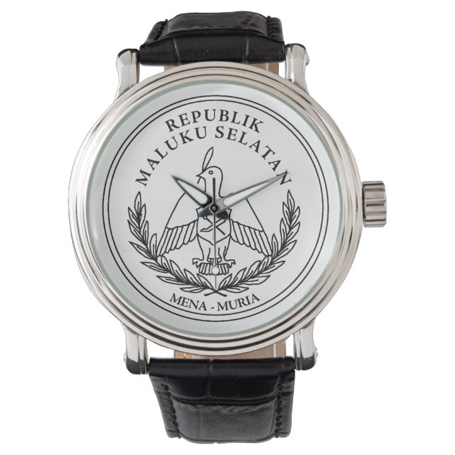 Montre Armoiries de la République des Moluques du Sud (devant)