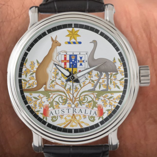 Montre Armoiries de l'Australie sur un (Créateur téléchargé)