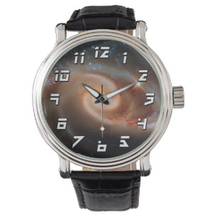 Montre Arp 273 Galaxies Roses Hubble Espace Photo