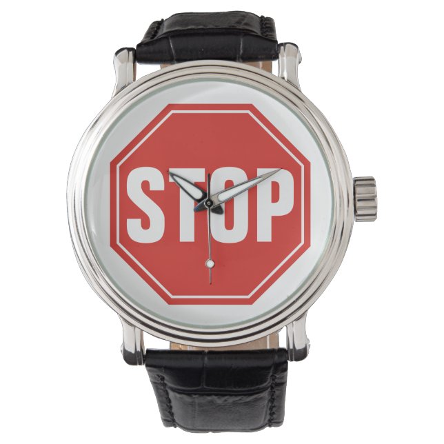 MONTRE ARRÊTER LE SIGNE (devant)