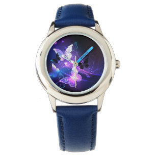 Montre Arrière - plan avec papillons de nuit