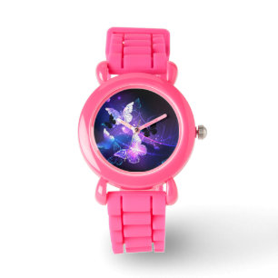 Montre Arrière - plan avec papillons de nuit
