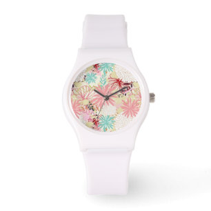 Montre Arrière - plan floral 4