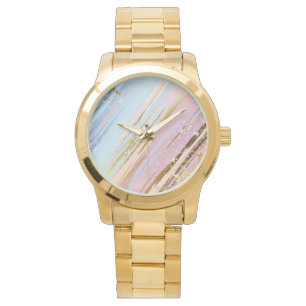 Montre Arrière - plan rose texturé