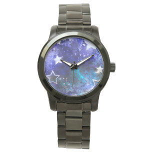 Montre Arrière - plan spatial avec étoiles