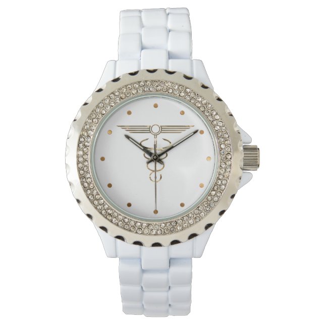 Montre Art déco Caduceus (devant)