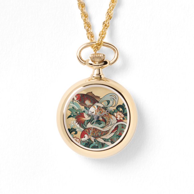 Montre Art Déco Koi (Recto)