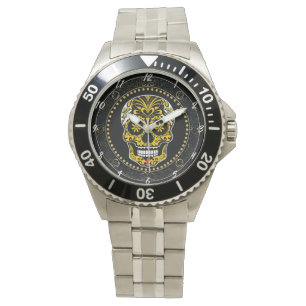 Montre Art du crâne de sucre - Esprit du Mexique