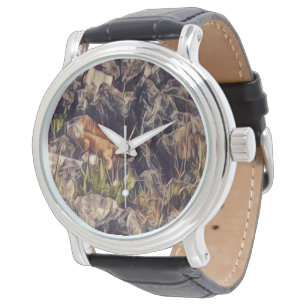 Montre Art du guana orange