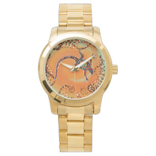 MONTRE ART DU LÉZARD D'AUSTRALIE