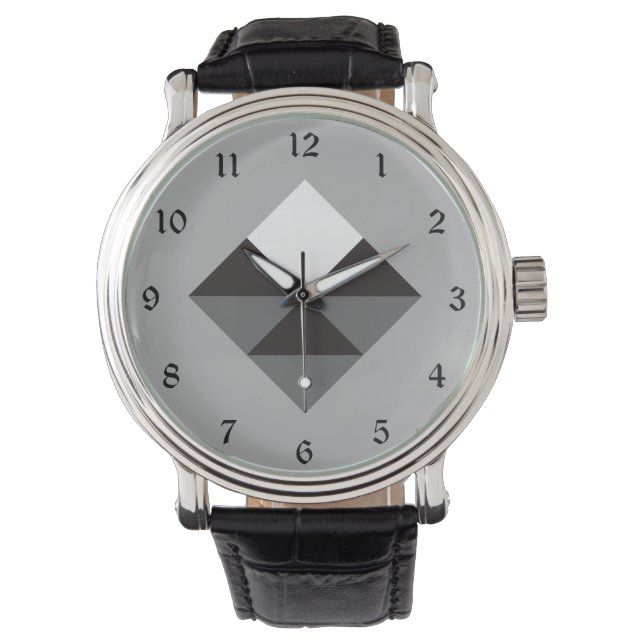 Montre Art moderne géométrique et Abstrait masculin Style (devant)