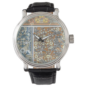 Montre Art Nouveau Floral vintage, Fleurs Arrowhead