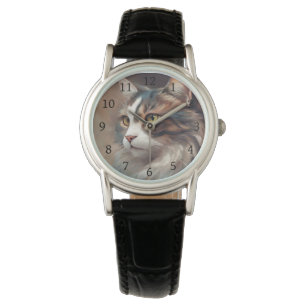Montre Art numérique Chat 718
